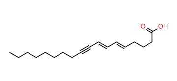 (E,E)-Octadeca-5,7-dien-9-ynoic acid
